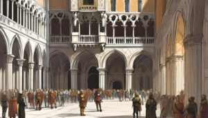 Venice-Tourism-Post-palazzo-ducale-tourist-lines