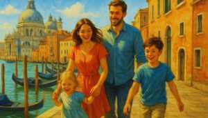 Venice with family