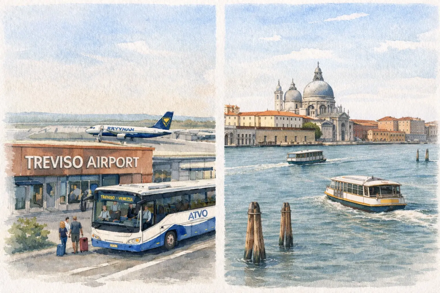 treviso-airport-to-venice-watercolor-2