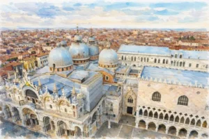 st-marks-basilica-doges-palace-watercolor-2