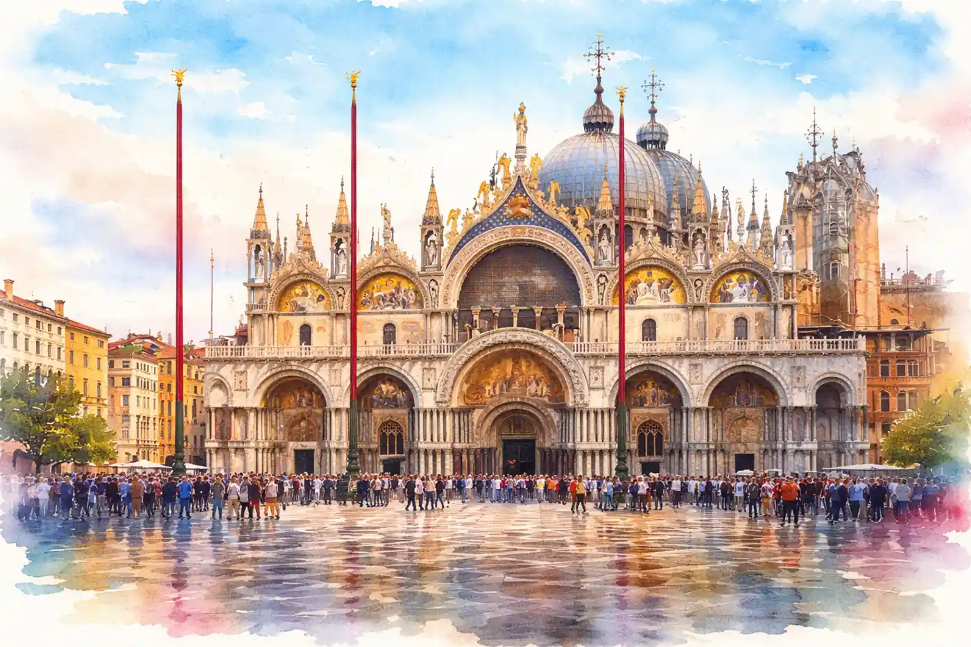 st-marks-basilica-watercolor-venice