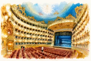 la-fenice-opera-house-watercolor