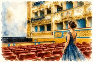 la-fenice-theater-elegant-woman-watercolor