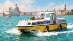 venice-water-bus-lagoon-artistic-illustration